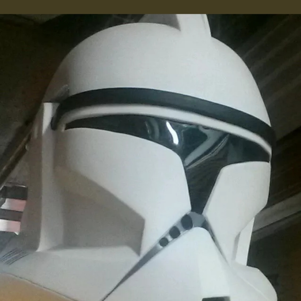 NW STAR WARS CLONE TROOPER HELMET collector's edition 2002 - Picture 6 of 8